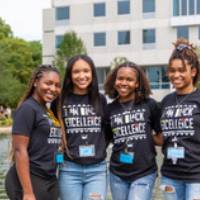 Black Excellence 2020 student in a group